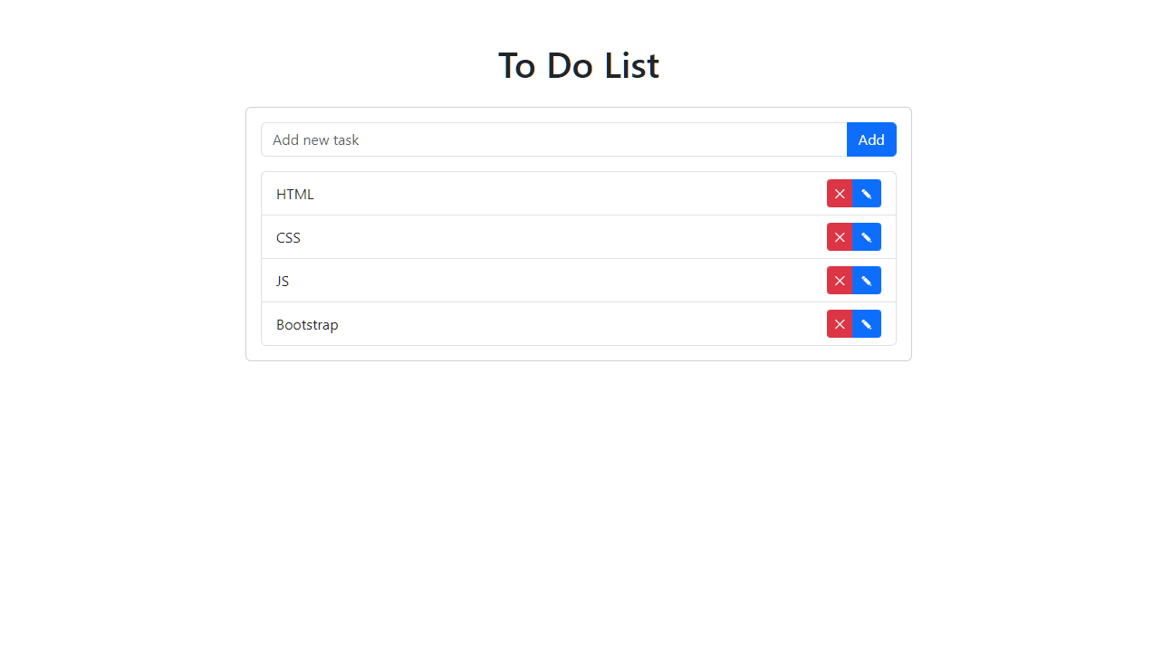 To-Do list